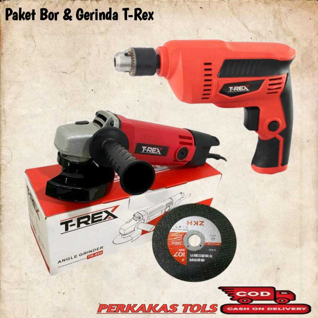 TERLARIS Paket 2 ITEM BOR Bisa Cod Mesin Gerinda berkualitas Grinda Tangan, Poles, Piringan Amplas