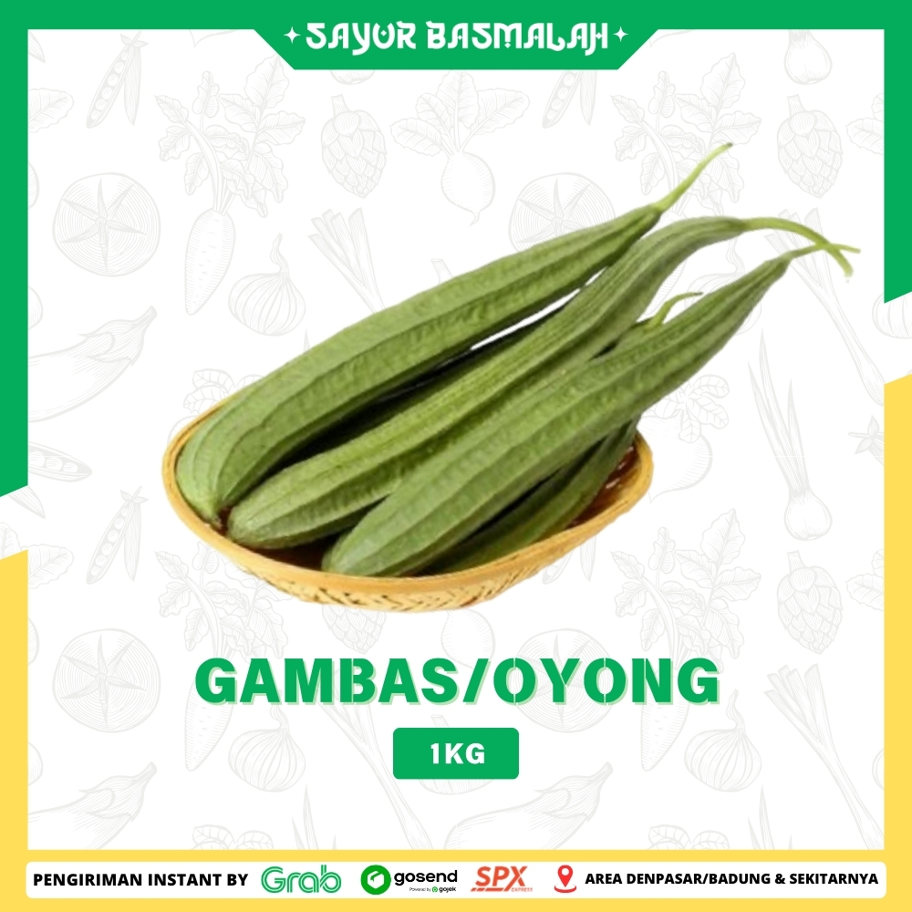 

Gambas / Oyong 1kg - Sayur Basmalah