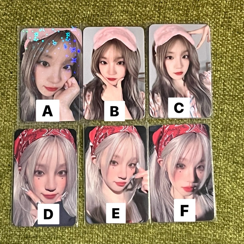 Photocard (PC) Official Song Yuqi (G)I-DLE GIDLE IDLE Part 2
