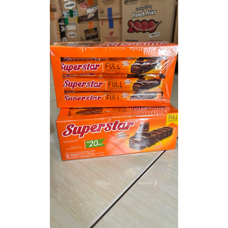 

Wafer Superstar 1 box isi 20 pcs