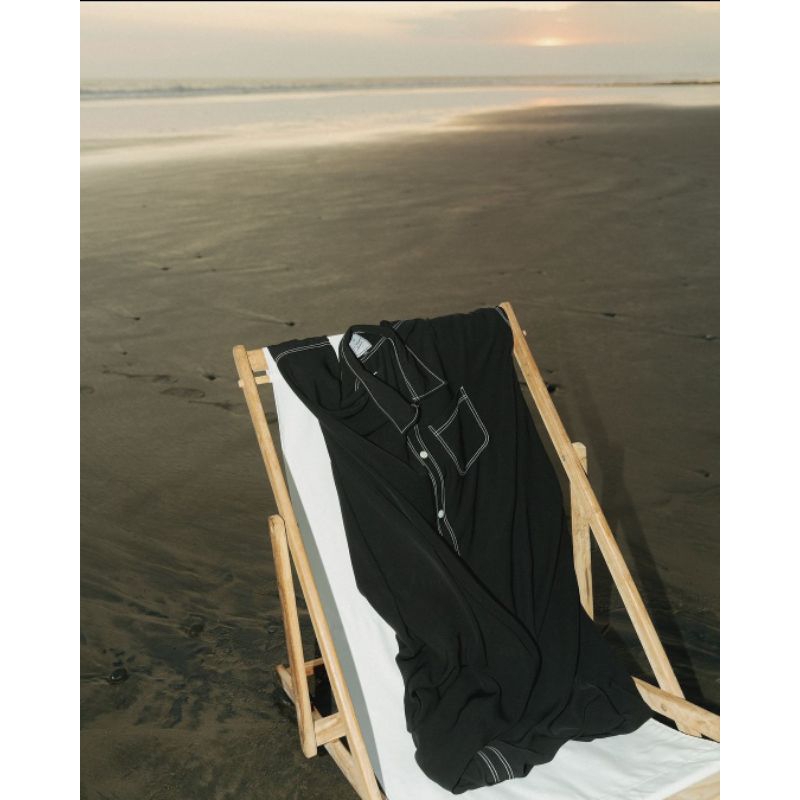 "Discount Via Shopee Video" Kemejabaya Jaya Elmadina Abaya Haji Mama Gigi warna Black Mina Caramel X