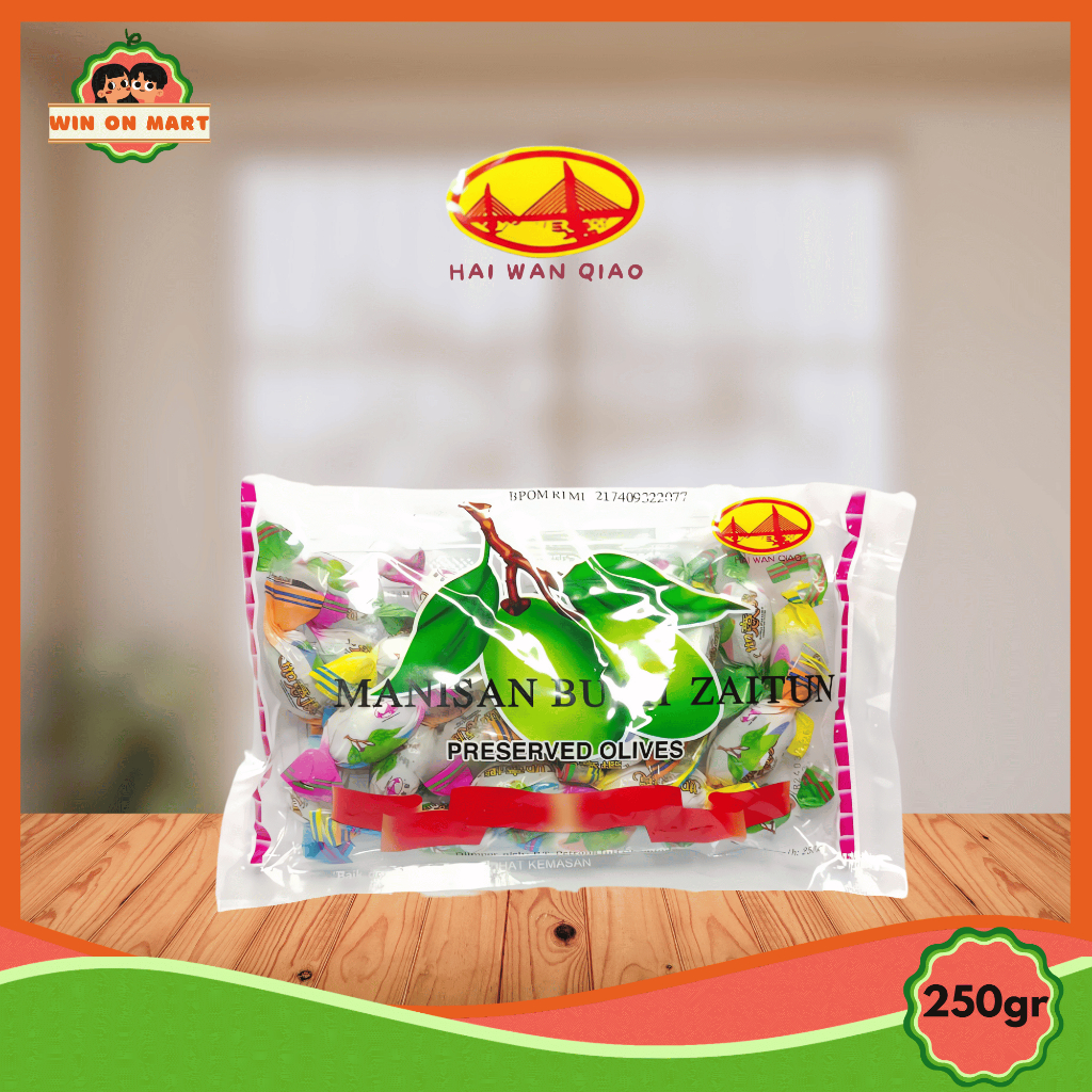 Manisan Buah | Han Wan Qiao Manisan Buah Zaitun 250gr | Manisan Buah | Buah Zaitun