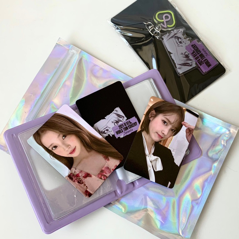 IU OFFICIAL MERCHANDISE HEREH IN JAKARTA PC PHOTOCARD KOLBUK COLLECTION BOOK KEYRING KEYCHAIN PC IU 