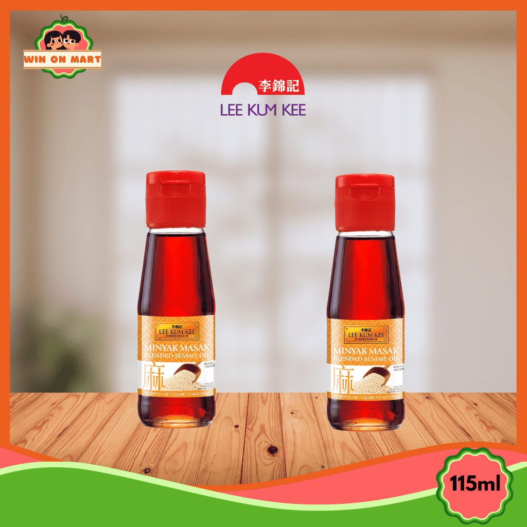 

Minyak Wijen | Lee Kum Kee Sesame Oil 115ml | MInyak Wijen | MInyak Masak [ Botol Kaca ]