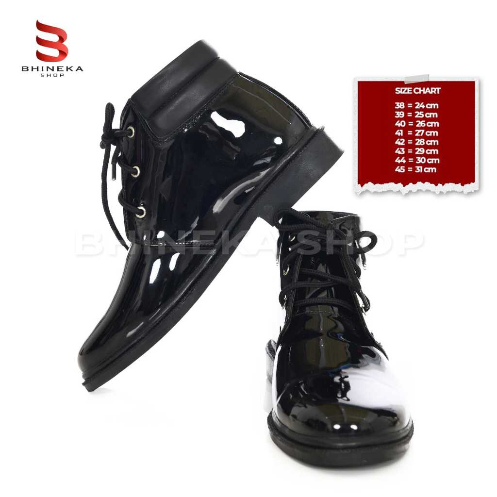 Sepatu PDH Pria Satpam Security Sepatu PDH TNI POLRI