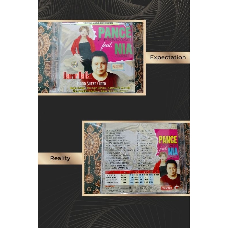 CD audio Pance feat Nia Daniaty