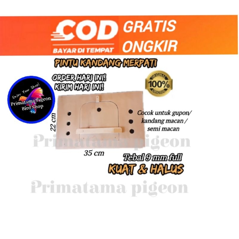 Pintu Kandang Merpati Pintu Kandang Macan Pintu Kandang Burung Pintu Gupon Merpati Burung uk 22×35 T