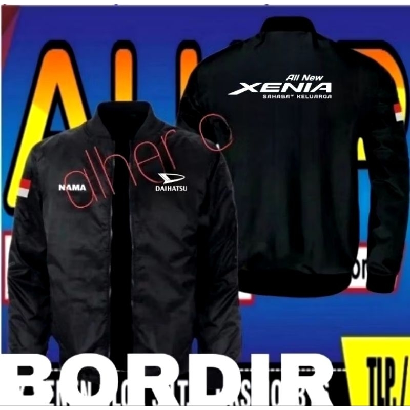 Jaket bordir Daihatsu Xenia jaket Daihatsu Xenia jaket bomber Daihatsu Xenia jaket kerja Daihatsu Xe