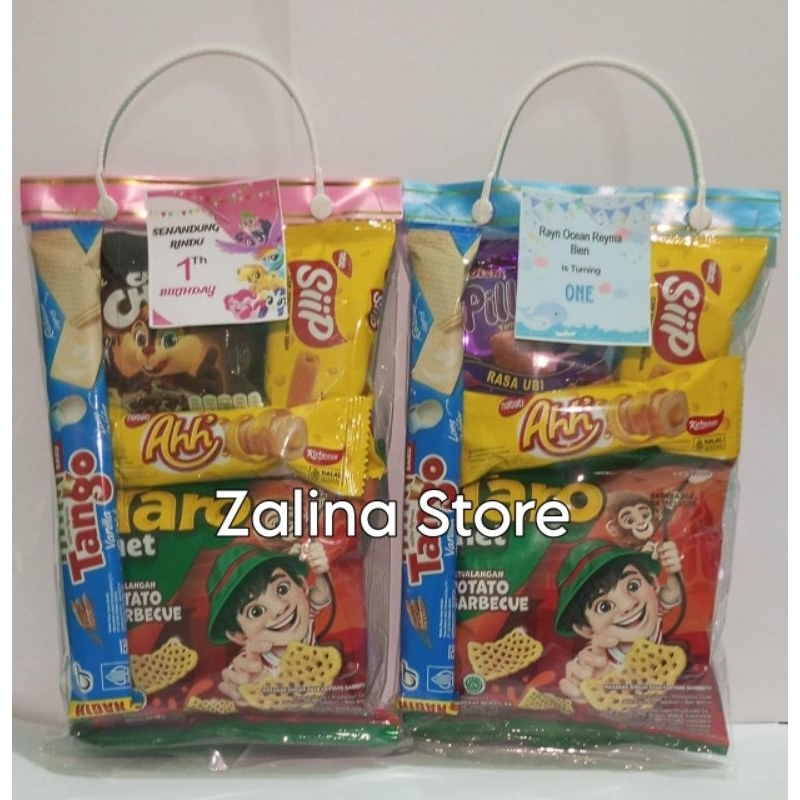 

Termurah Paket Bingkisan Snack Ultah Anak / Hampers / gift box