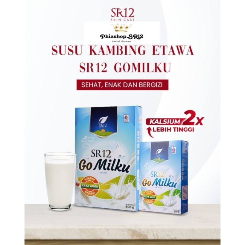 

GoMilku SR12 / Susu Kambing Etawa 200gr / Menyehatkan Lambung / Asi Booster / Promil / Menjaga Kesehatan Tulang dan Sendi / Memperkuat Metabolisme Tubuh / Penggemuk Badan / Kecerdasan Otak Anak / Susu Diabetes Jantung Struk Asam Urat Reumatik Pegal Linu