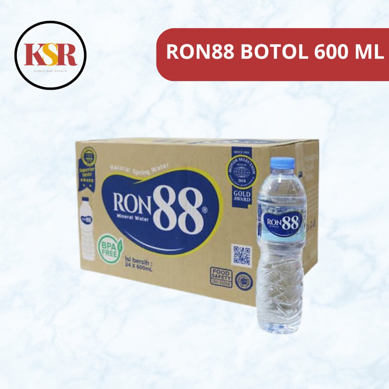 

[KSR] RON88 Botol 600ML - 24 x 600ML / Dus [Khusus Bandung{