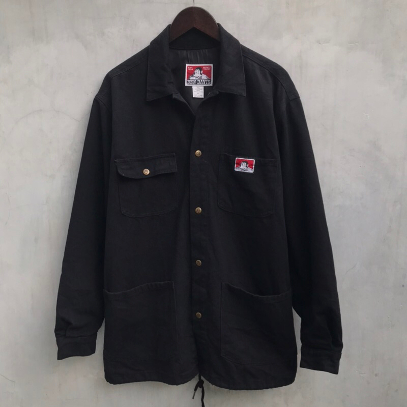 Jaket Vintage by Ben Davis Chore Jacket Black XL