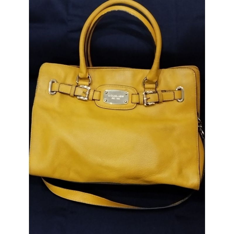 preloved Michael Kors Hamilton Mustard
