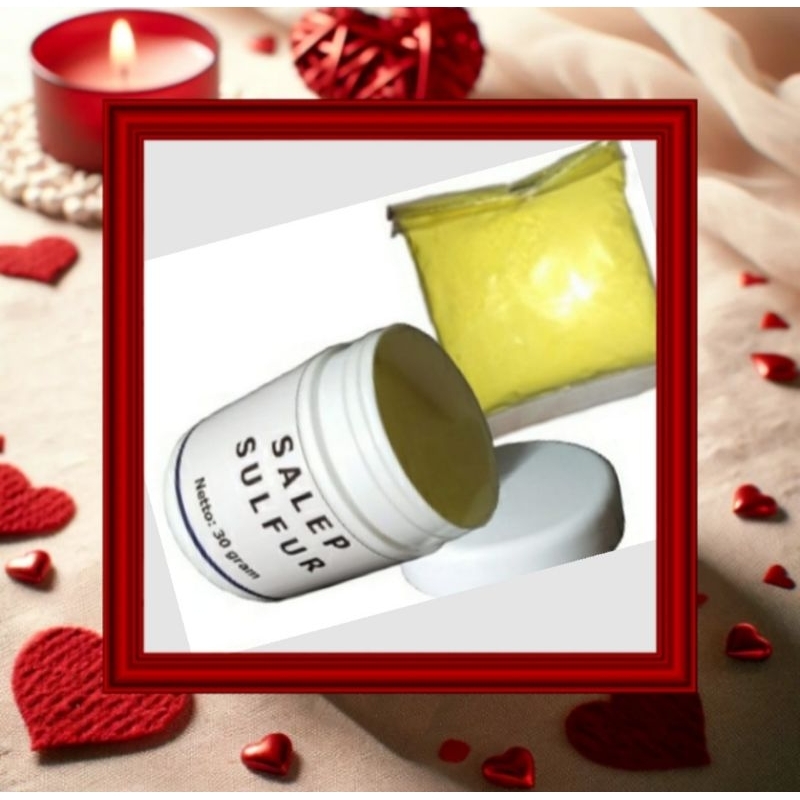 salep sulfur + belerang sulfur bubuk obat anti jamur scabies panu kudis kurap gatal selangkangan ale