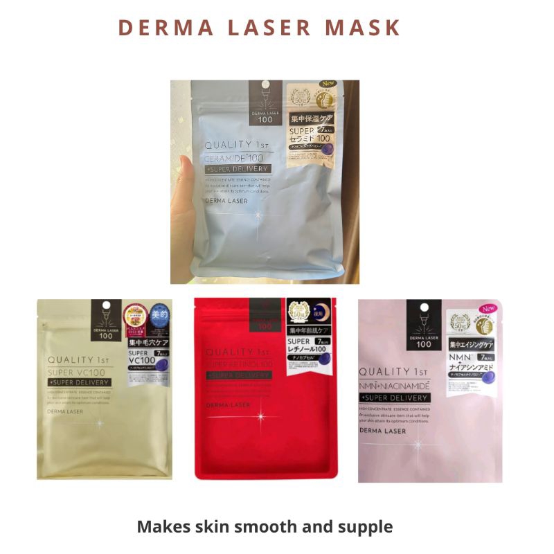 Derma Laser Face Mask Jepang  Masker Wajah Original