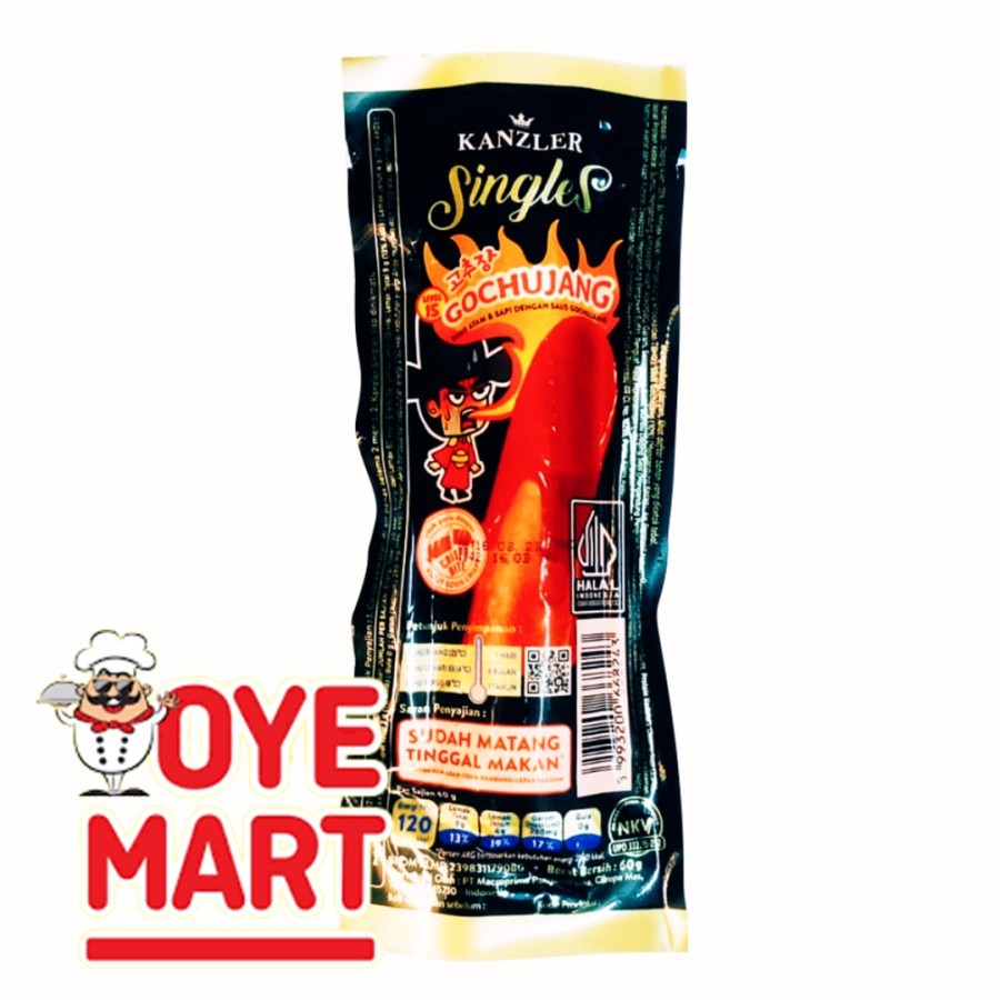 

KANZLER SINGLES SOSIS GOCHUJANG 60GR