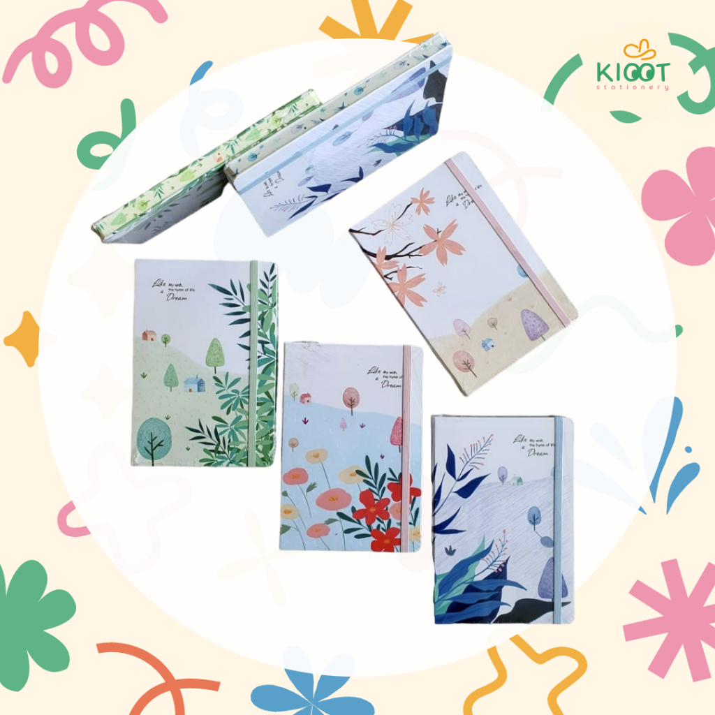 

Kioot - Agenda Tali A5 Notebook / Buku Diary Catatan / Jurnal Tali Warna Aesthetic Minimalis 88825-26