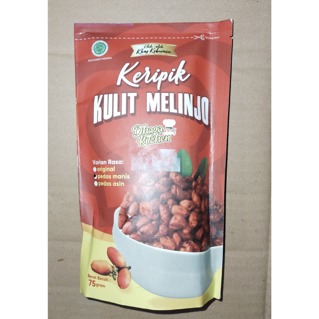 

Keripik Kulit Mlinjo Asli Kebumen by Dava Kitchen 75 Gram