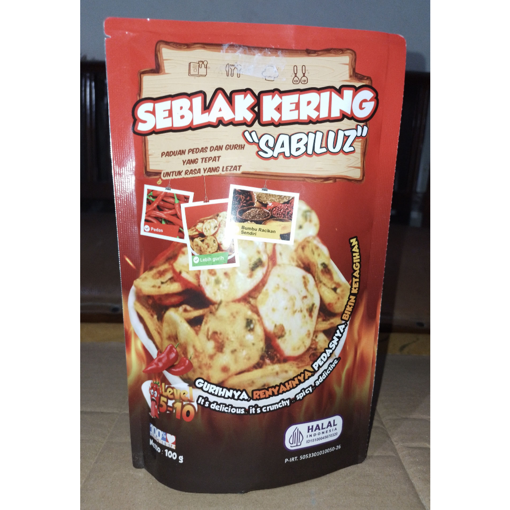 

Seblak Kering "SABILUZ" 100 Gram