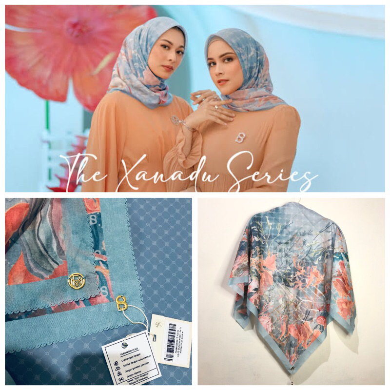 [Diskon Shopee Video][NEW AS IS] Buttonscarves Xanadu Marine Buttonscraves Lawasan Original 100%