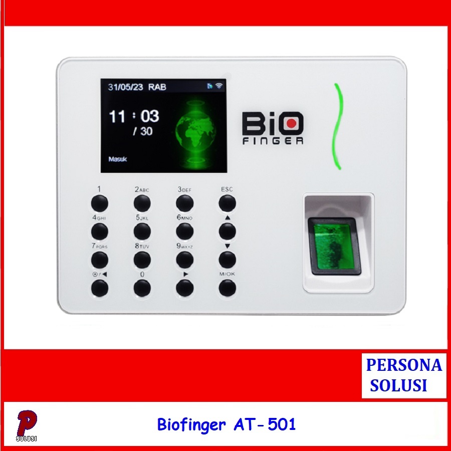Mesin Absensi Biofinger AT-501 - Fingerprint - Wifi