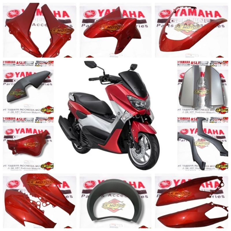 Varian Body-Body Halus Merah Glossy NMAX OLD 150 Original Yamaha genuine parts