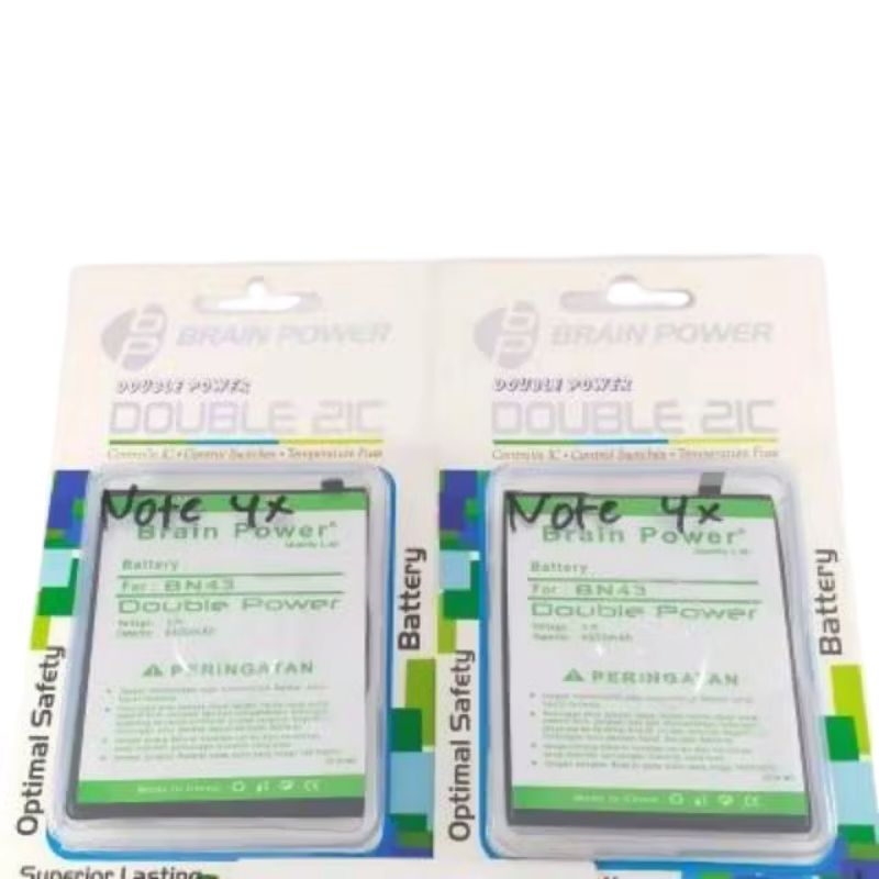 Baterai Batre Xiaomi Redmi Note 4X BN43 Double Power