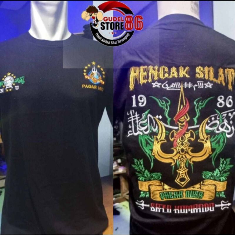 kaos pagar Nusa bordir terbaru