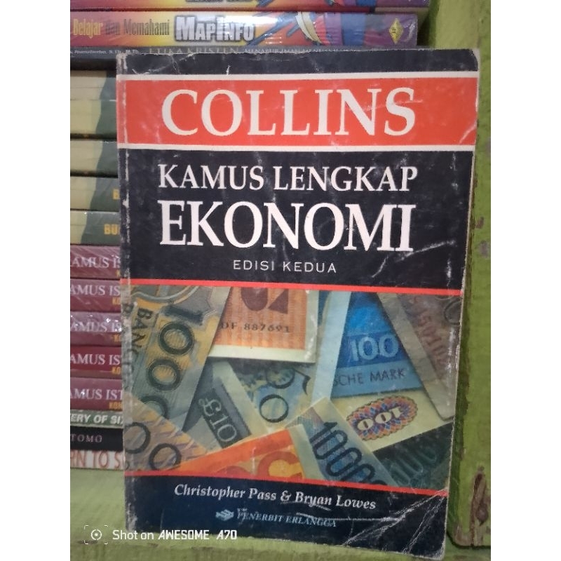 buku bekas original kamus ekonomi Collins