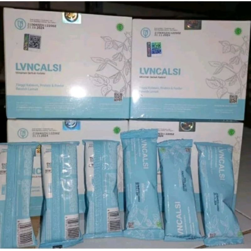 

Lvn Calsi Minuman Serbuk Kedelai 1 Box Isi 10 Sachet BPOM