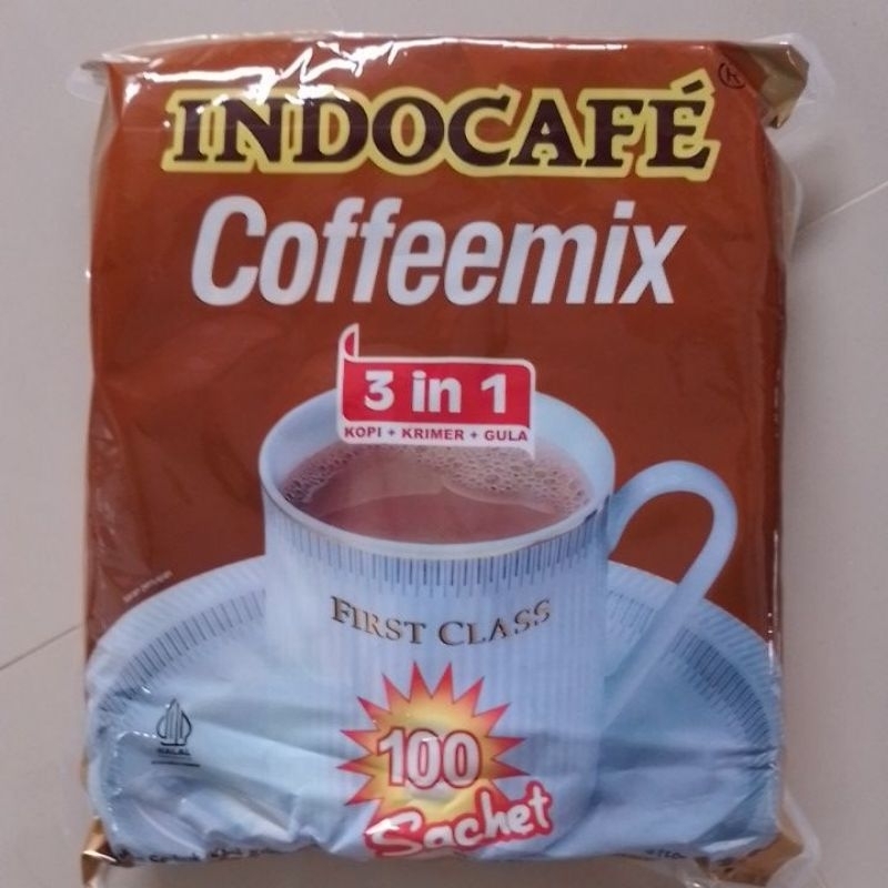 

INDOCAFE Coffee mix 3 IN 1,1 PACK 100 SACHET