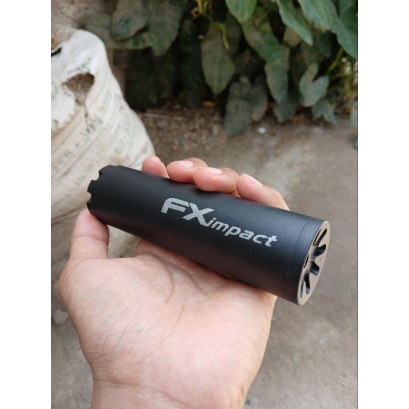 peredam fx impact/silencer fx impact od 38 panjang 12cm presisi dan senyap