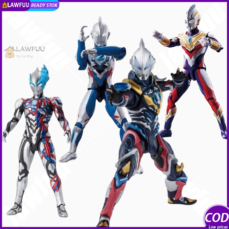 Action Figure SHF Ultra Ultraman Blazar 17 Sendi Dapat Digerakkan Action Figurines Multi Guts Spark 