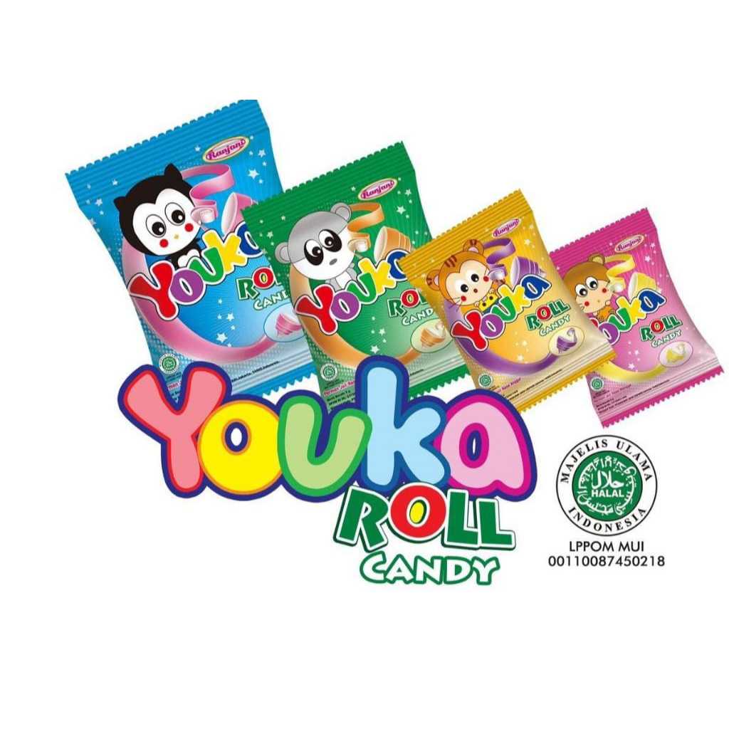 

YOUKA ROLL CANDY PAK ISI 20