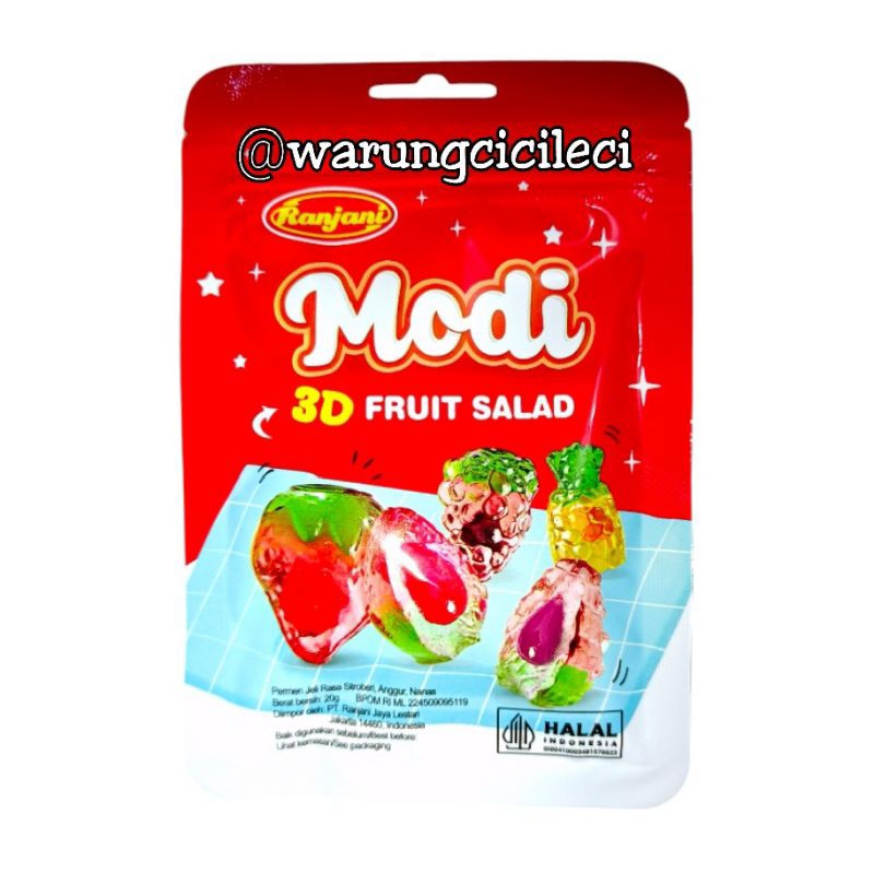 

PERMEN MODI 3D FRUIT SALAD - RANJANI 20g