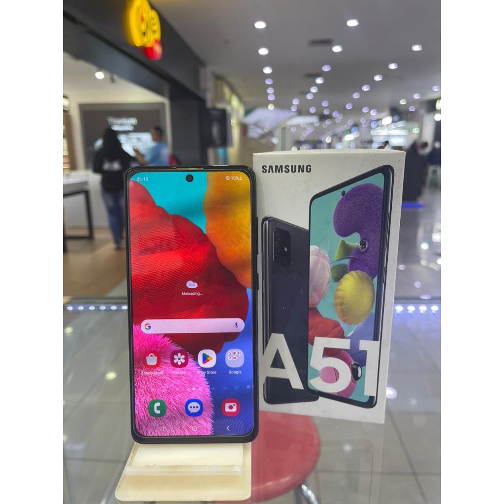 SAMSUNG GALAXY A51 8/128GB SECOND SEKEN BEKAS RAM 8 INTERNAL 128