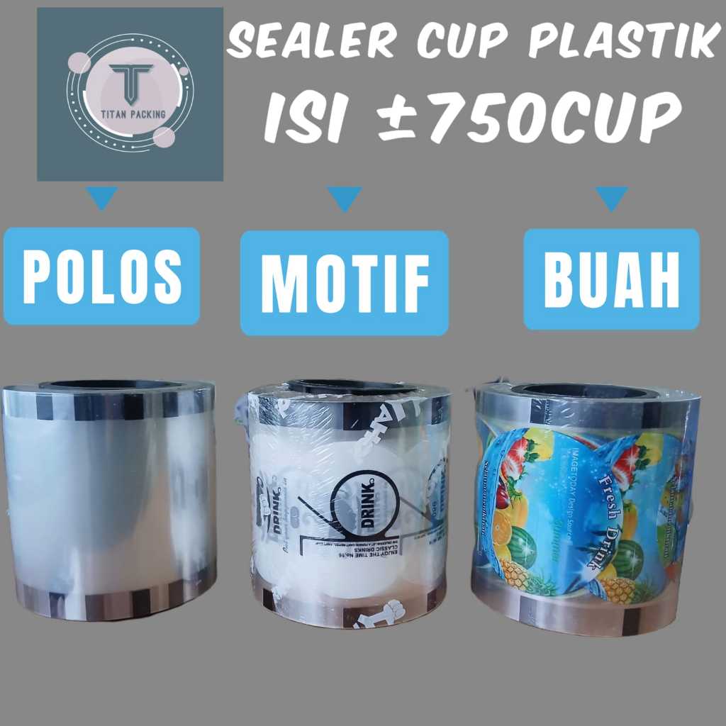 SEAL CUP PLASTIK / SEALER CUP / PLASTIK CUP / PLASTIK PENUTUP GELAS