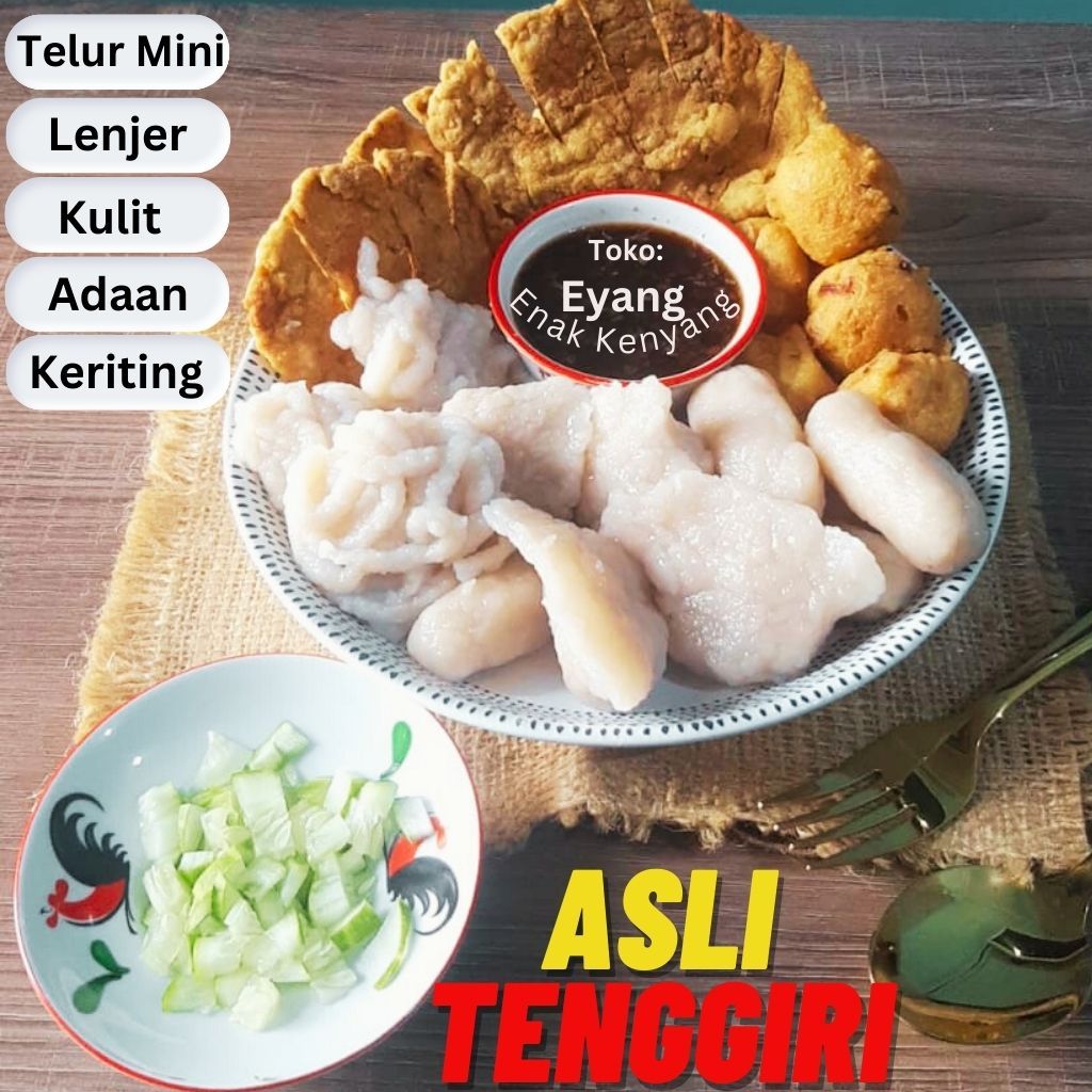 

PEMPEK PALEMBANG IKAN TENGGIRI ASLI