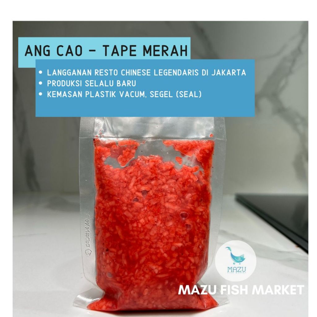 

MAZU Angcao angcau tape ketan merah fermentasi