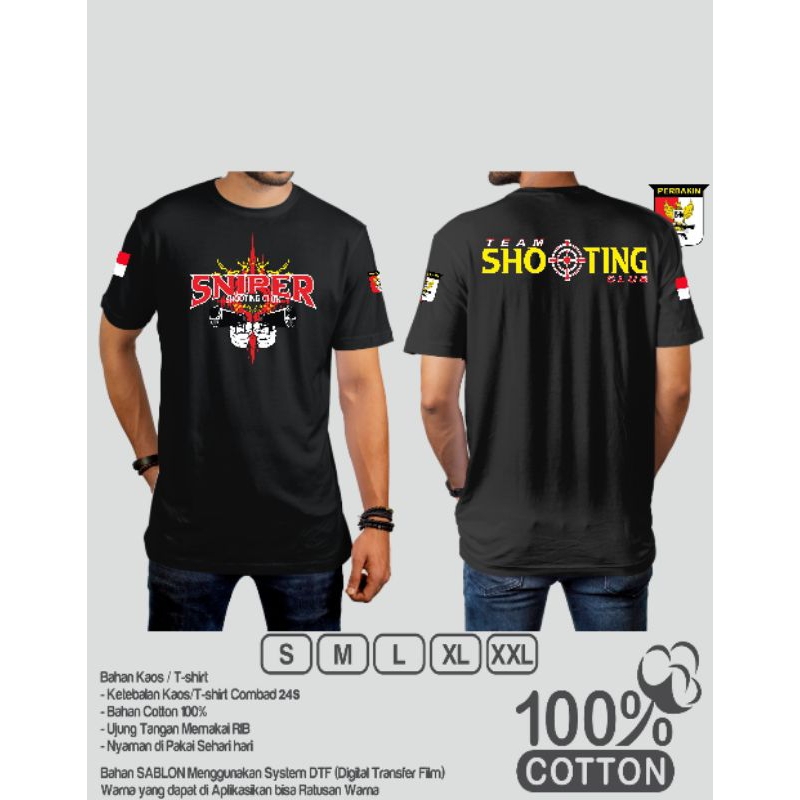 kaos sniper lengan pendek terbaru/perbakin