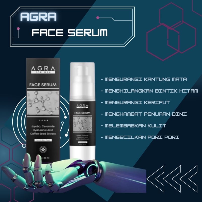 Agra Face Serum For Men Original BPOM