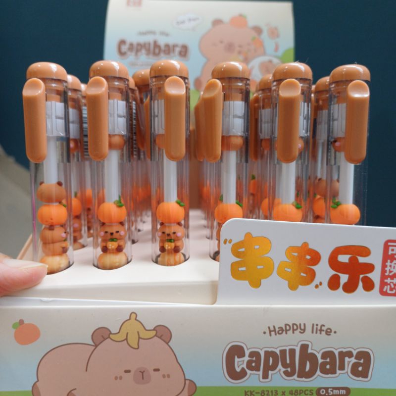 

Pulpen pena kuki CAPYBARA HAPPY LIFE 8213