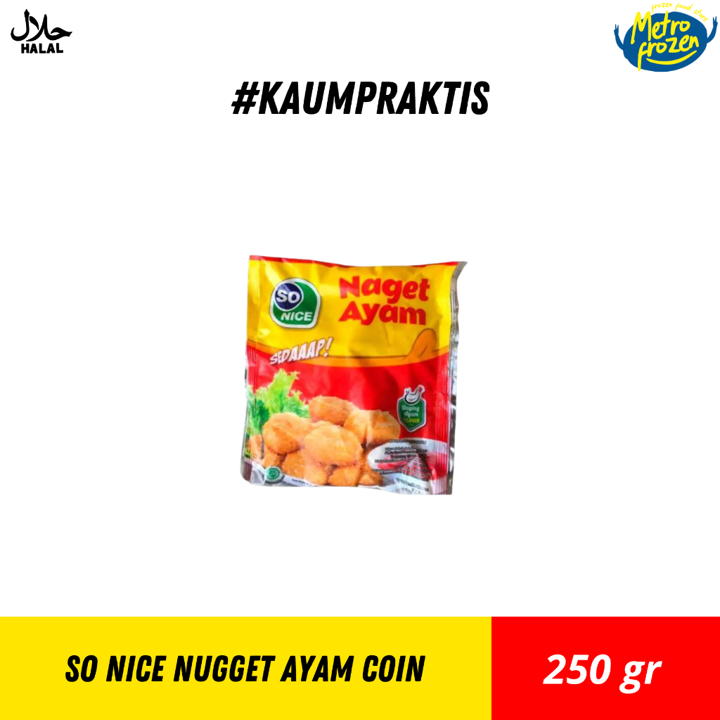 

So Nice Nugget Ayam Coin 250gr