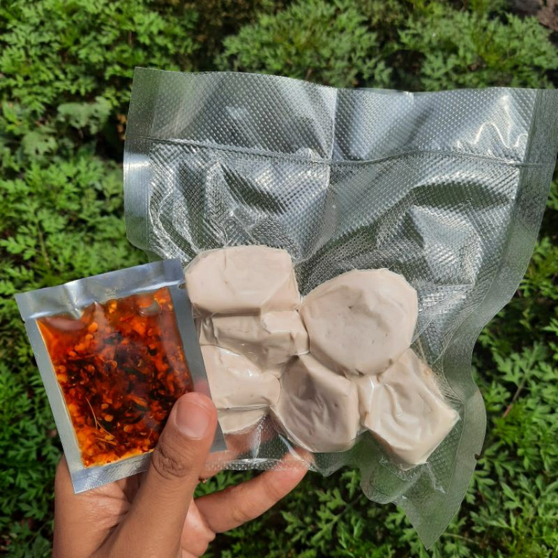 

Basreng Mentah Viral Free Chili Oil Pedas Isi 6 Pcs
