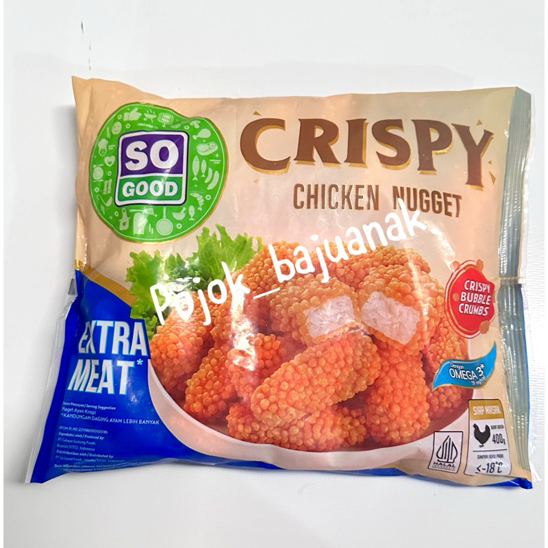 

So Good Crispy Chicken Nugget 400 gram