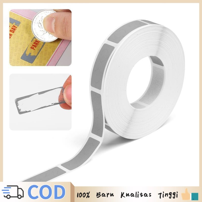 

1000pcs Label Sticker Scratch Off Sticker 6x22mm Label Gosok Voucher