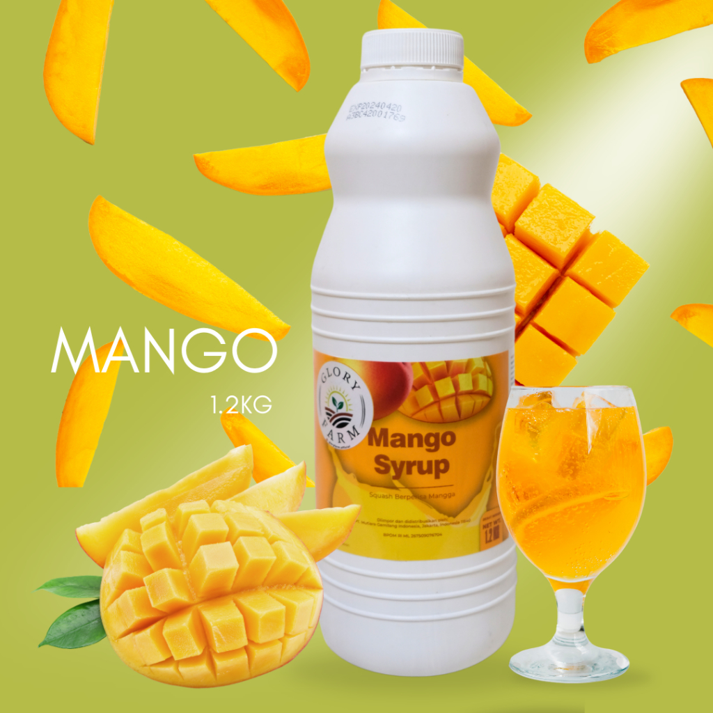 

Gee Zie Sirup Minuman Concentrate Rasa Mangga 1,2kg