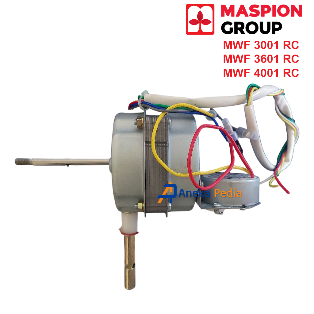 SET ORIGINAL MWF 3001 3601 4001 RC Mesin Dinamo Kipas Angin Maspion 12 14 16 Inch Inci Dinding Motor