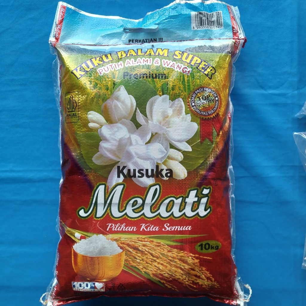 

BERAS KUSUKA MELATI KUKU BALAM SUPER PUTIH & WANGI PREMIUM 10KG