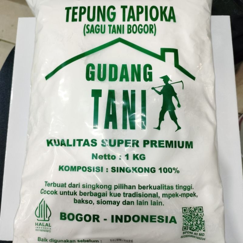 

TEPUNG TAPIOKA GUNUNG TANI 1 KG super premium